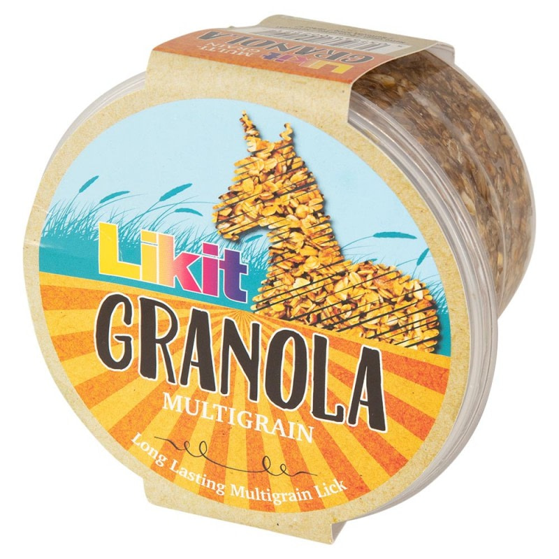 Deze smakelijke liksteen bevat onder andere maïs, graan, gerst en havervlokken. Geschikt voor de Likit Boredom Breaker en de Likit houder.